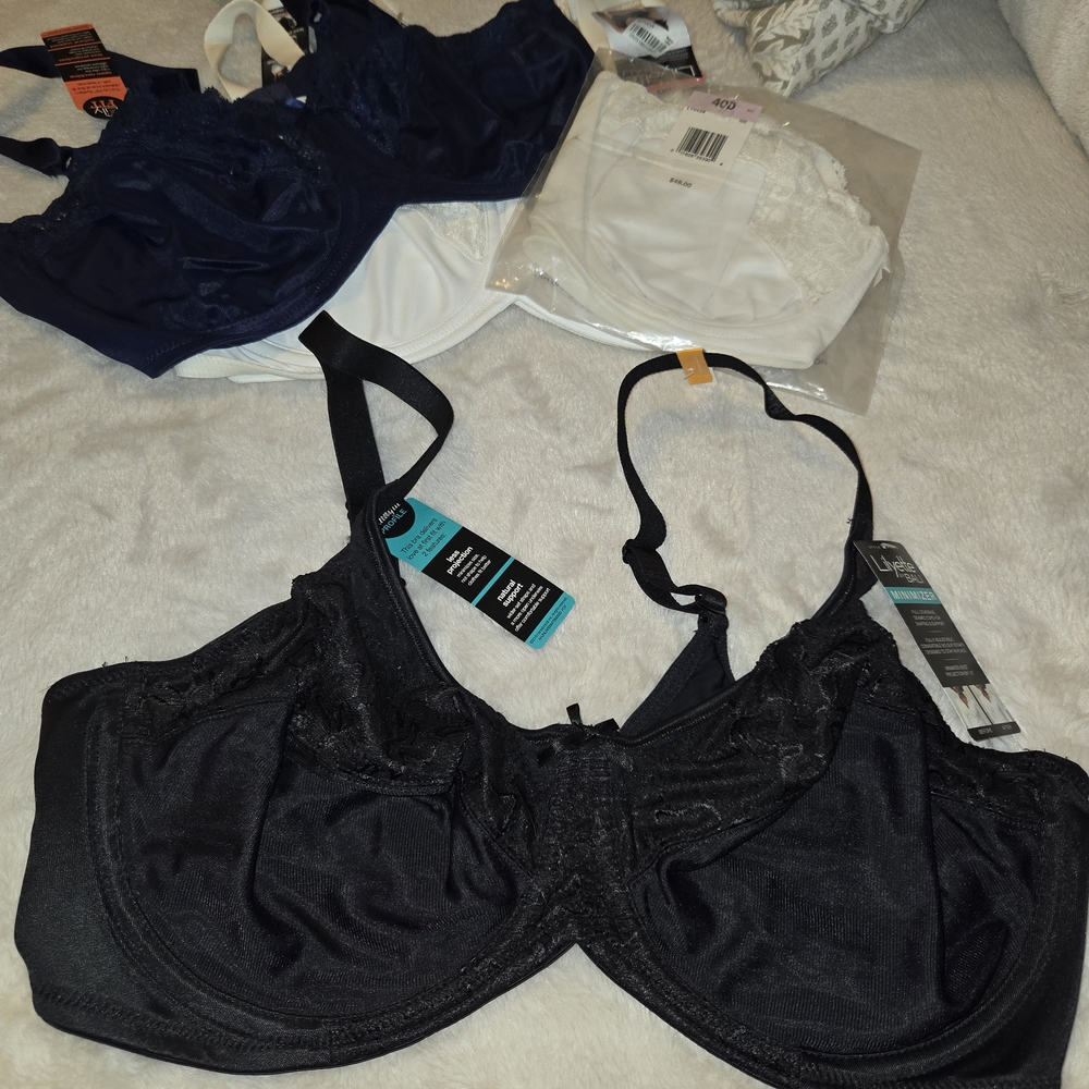 Lilyette Black Underwire Bra Brand New